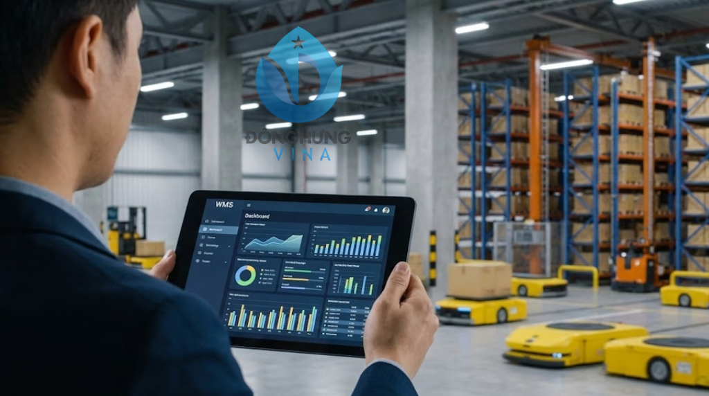 Quản lý vận hành kho thông minh dễ dàng qua máy tính bảng và phần mềm WMS