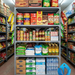 kệ sắt V lỗ 5 tầng